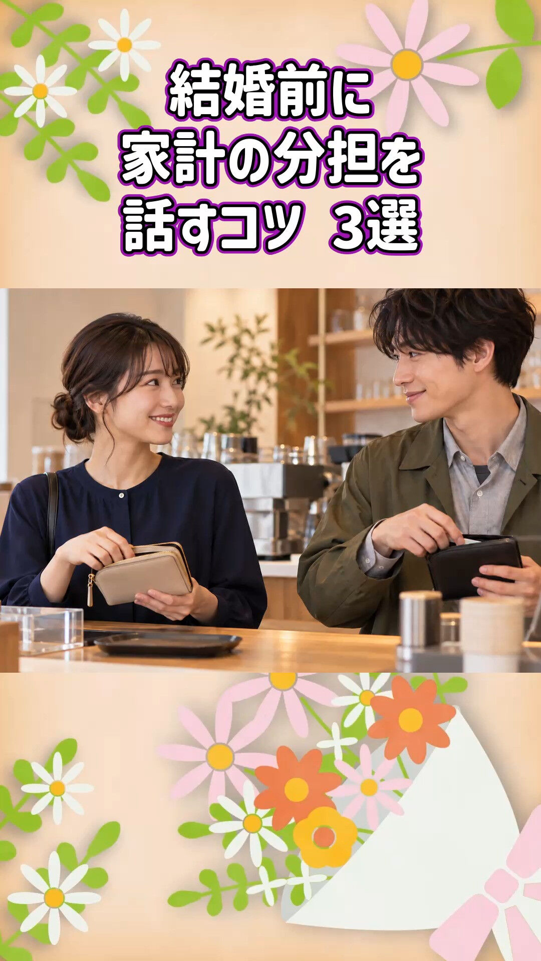 結婚前の家計の不安も相談できるグリム結婚相談所へ💍